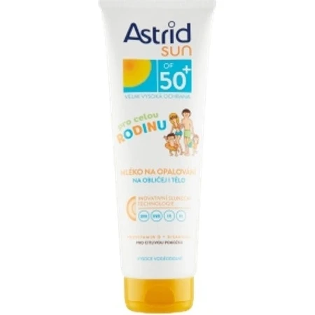 ASTRID SUN Family Sunscreen Lotion OF 50+ 1x250 мл, Солнцезащитный лосьон: цены и характеристики