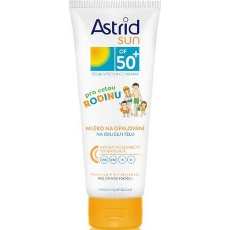 ASTRID SUN Family Sunscreen Lotion OF 50+ 1x250 мл, Солнцезащитный лосьон: цены и характеристики