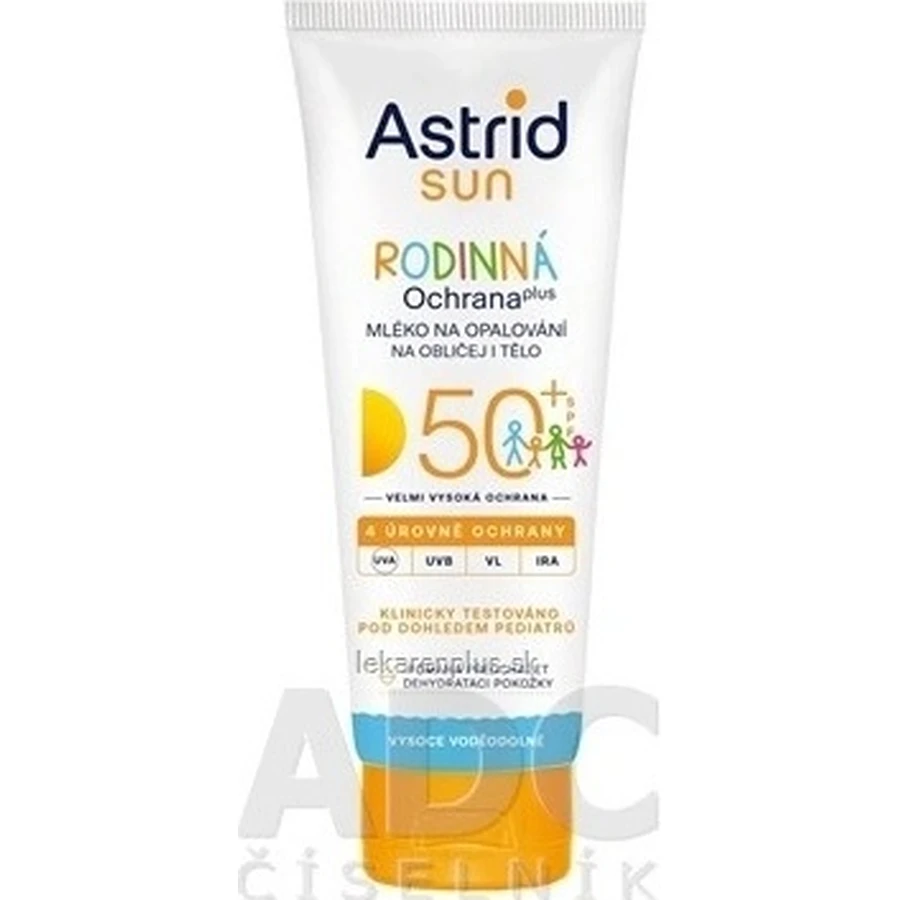 ASTRID SUN Family Sunscreen Lotion OF 50+ 1x250 мл, Солнцезащитный лосьон: цены и характеристики
