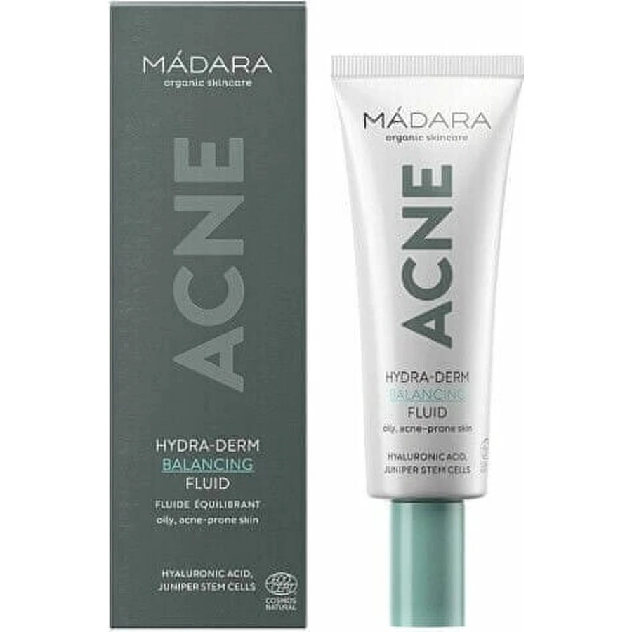 Mádara ACNE Hydra-Derm Balancing Fluid 1×40 мл, натуральный и легкий увлажняющий крем: цены и характеристики