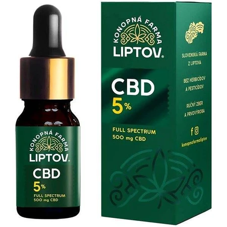 HEMP FARMA LIPTOV CBD ОЛІЯ 5% 10МЛ 1×10 мл: ціни та характеристики