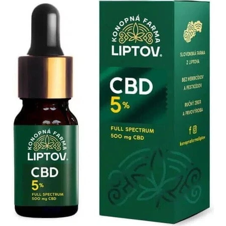 HEMP FARMA LIPTOV CBD ОЛІЯ 5% 10МЛ 1×10 мл: ціни та характеристики