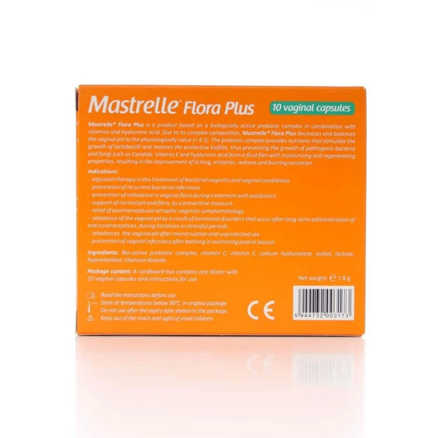 Мастрелль Флора Плюс Fiterman Mastrelle Flora PLus, вагінальні капсули 10 шт.: ціни та характеристики