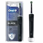 Електрична зубна щітка Vitality Pro Black, оральна: ціни та характеристики