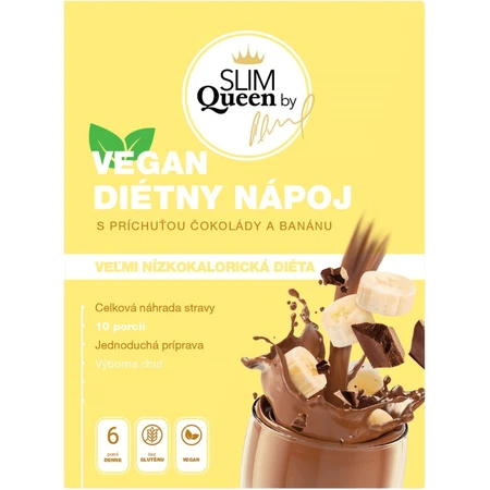 SLIM Queen Диетический напиток со вкусом шоколада и банана VEGAN 396 мг: цены и характеристики