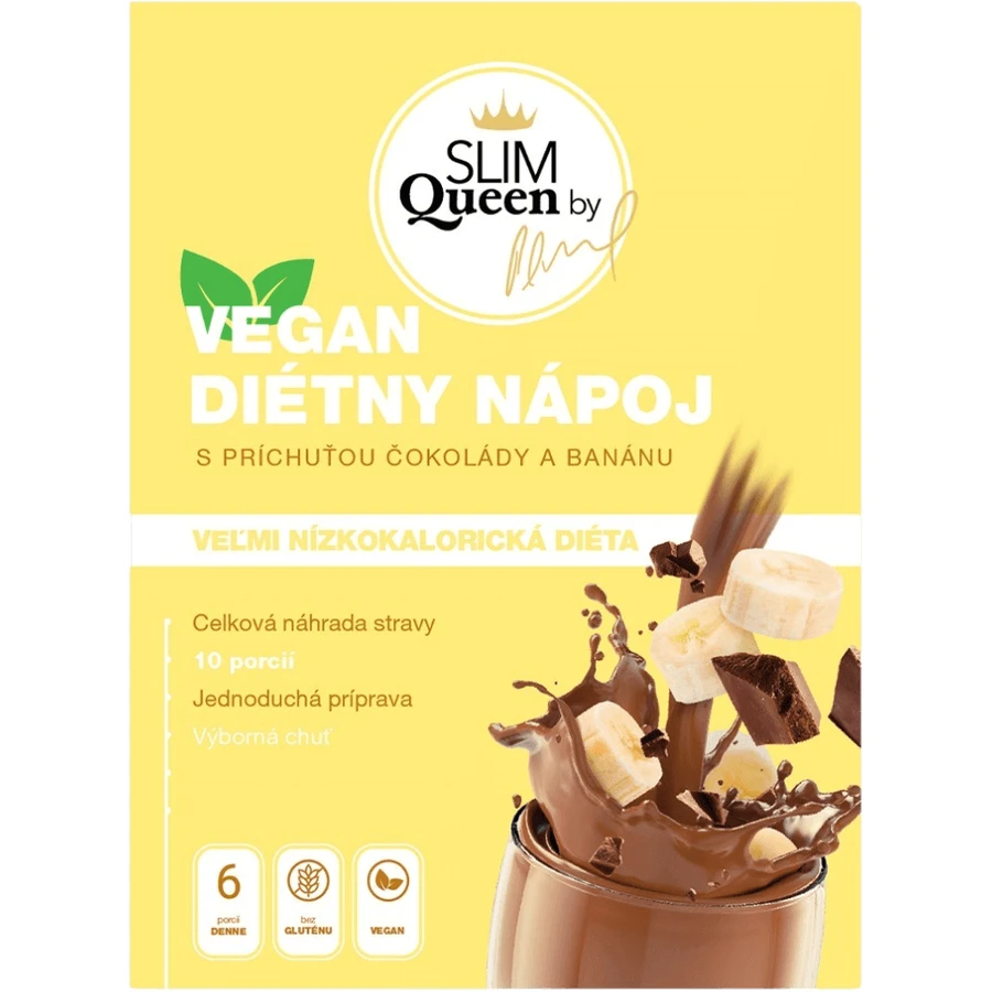 SLIM Queen Диетический напиток со вкусом шоколада и банана VEGAN 396 мг: цены и характеристики