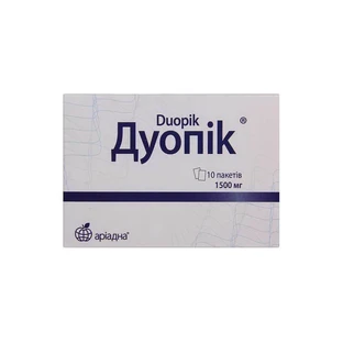 Дуопік 1500 мг пакети, №10