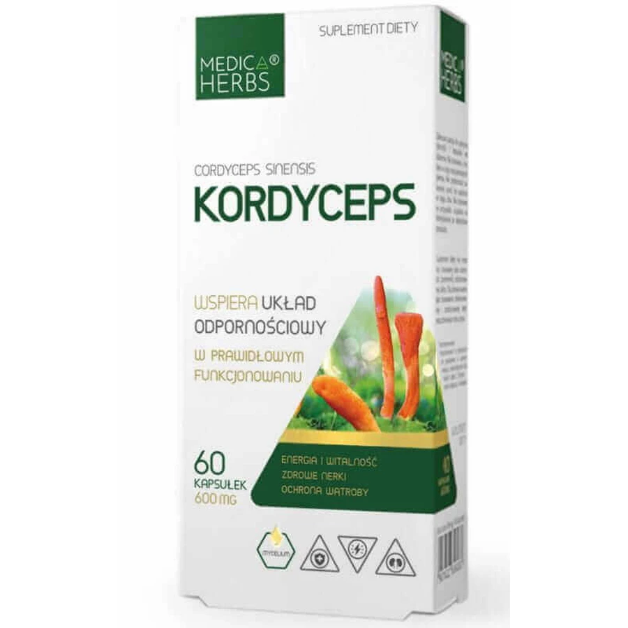 Кордицепс Medica Herbs Cordyceps, 60 капсул : цены и характеристики