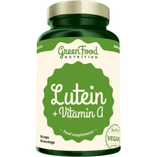 GreenFood Nutrition Лютеїн+вітамін А 90 капсул