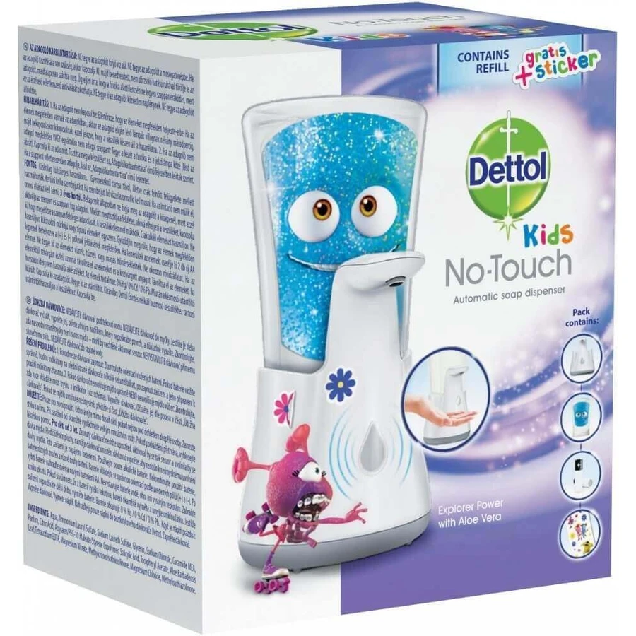 Безконтактний дозатор мила Dettol Kids Dobrodruh 250 мл: ціни та характеристики