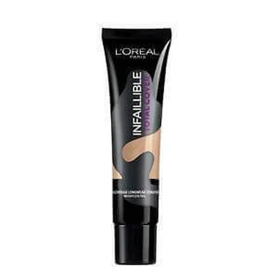 Loreal Infallible Infallible Total Cover Тональний тональний крем для обличчя і тіла з повним покриттям відтінок 13 Бежева троянда: ціни та характеристики