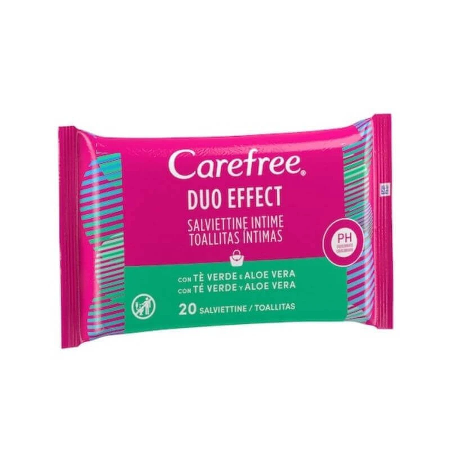 Интимные салфетки Carefree с алоэ x 20 шт.: цены и характеристики