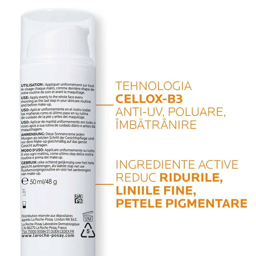Фотозахисний крем SPF 50 Anthelios Age Correct, 50 мл, La Roche-Posay: ціни та характеристики