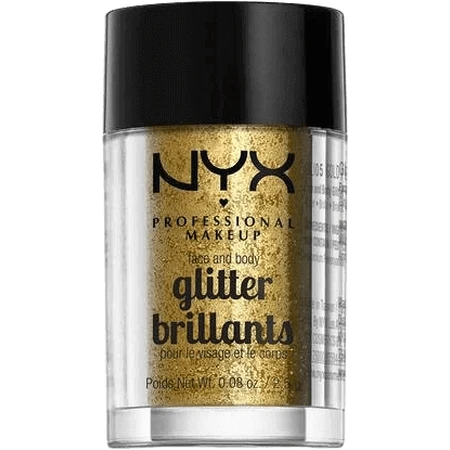 NYX Professional Makeup Face & Body Glitter Glitter - Gold 2,5 г: цены и характеристики