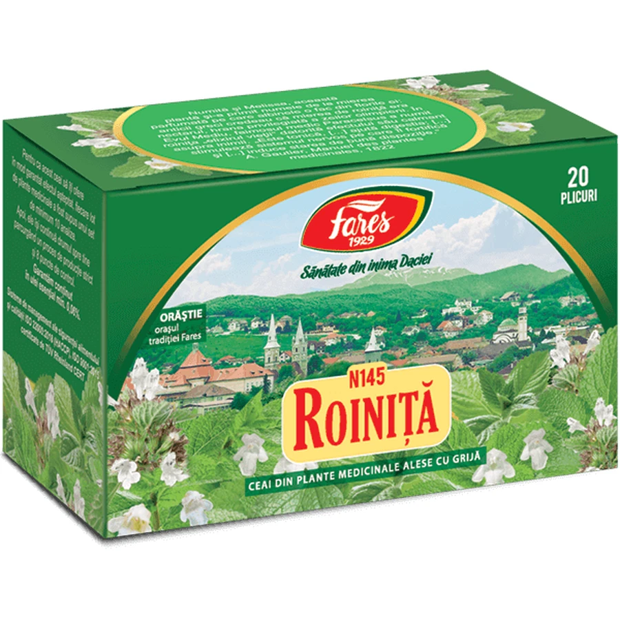 Фіточай Fares Roinita, фільтр-пакетик 1,5 г, 20 шт.: ціни та характеристики