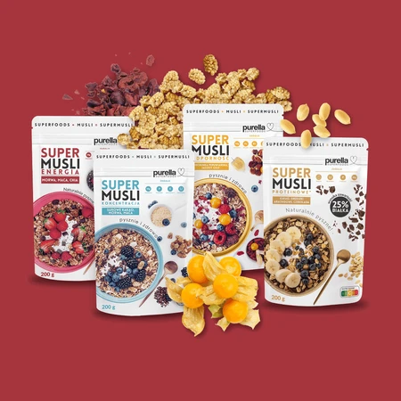 Purella Superfoods Супер мюсли Энергия, 200 г: цены и характеристики