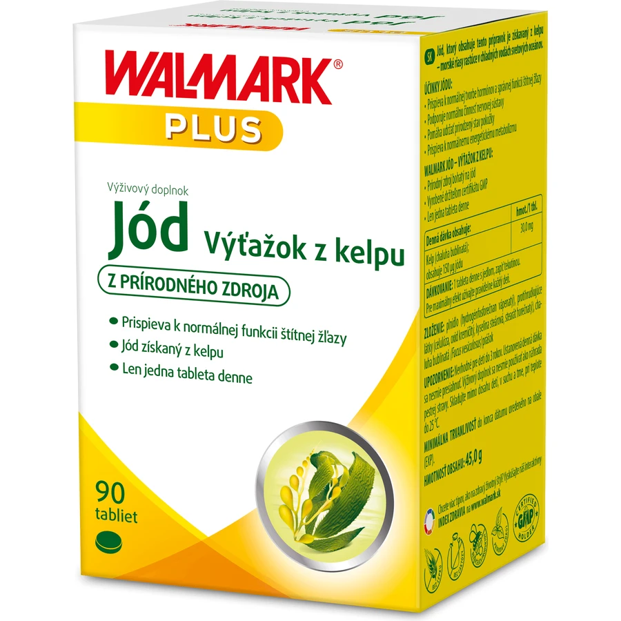 Walmark Йодний екстракт ламінарії плюс 90 таблеток: ціни та характеристики