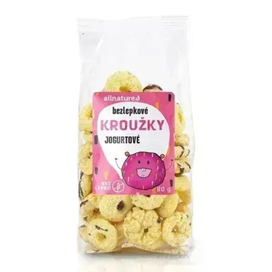 Кільця з йогурту Allnature 80г 1×80г: ціни та характеристики