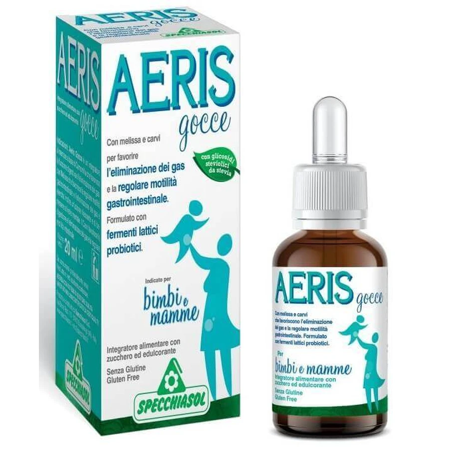 Капли Аэрис Specchiasol Aeris gocce против колик, 20 мл: цены и характеристики