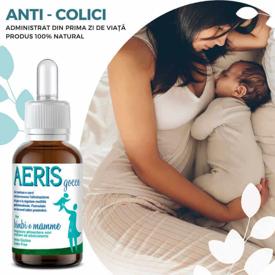 Капли Аэрис Specchiasol Aeris gocce против колик, 20 мл: цены и характеристики