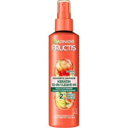 Garnier Fructis Goodbye Damage 10-в-1 кератиновий спрей без змиву, 150 мл: ціни та характеристики