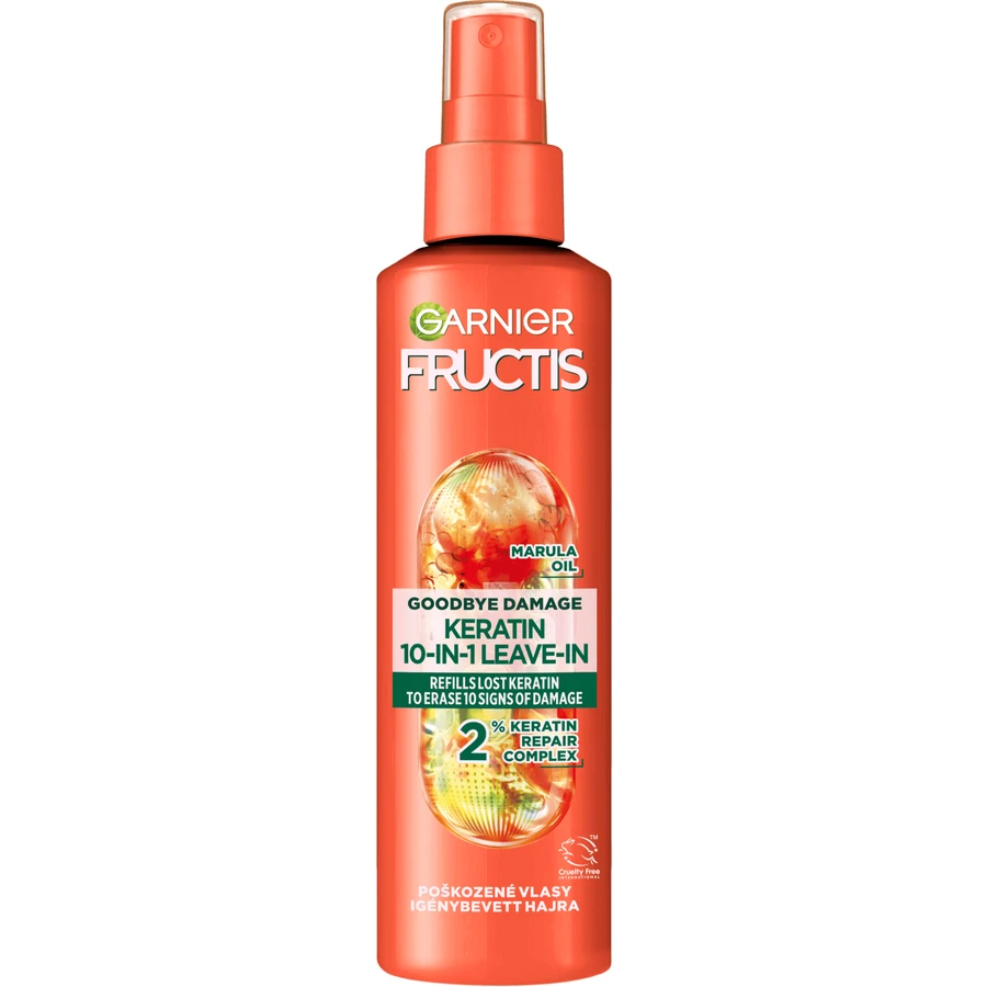 Garnier Fructis Goodbye Damage 10-в-1 кератиновий спрей без змиву, 150 мл: ціни та характеристики