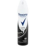 Дезодорант-спрей Rexona невидимий чорно-білий, 150 мл