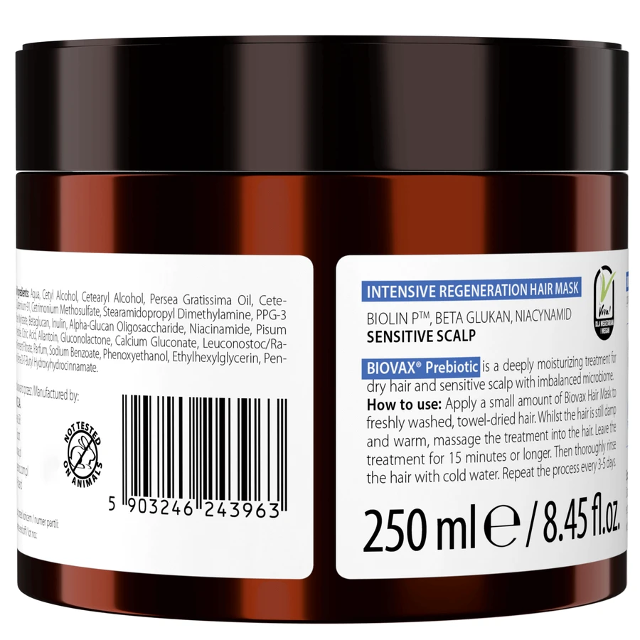 Biovax Prebiotic, Интенсивная восстанавливающая маска, 250 мл: цены и характеристики