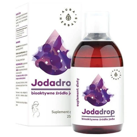 Aura Herbals Iodadrop, биоактивный йод, 250 мл: цены и характеристики