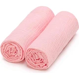 T-TOMI BIO Pink 1×2 шт мулінові підгузки, мулінові підгузки