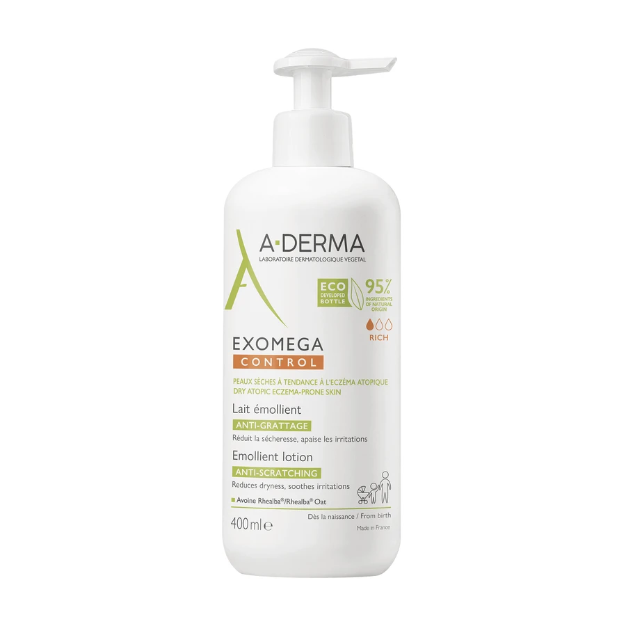 A-Derma Exomega Control Emollient Milk, 400 мл: цены и характеристики