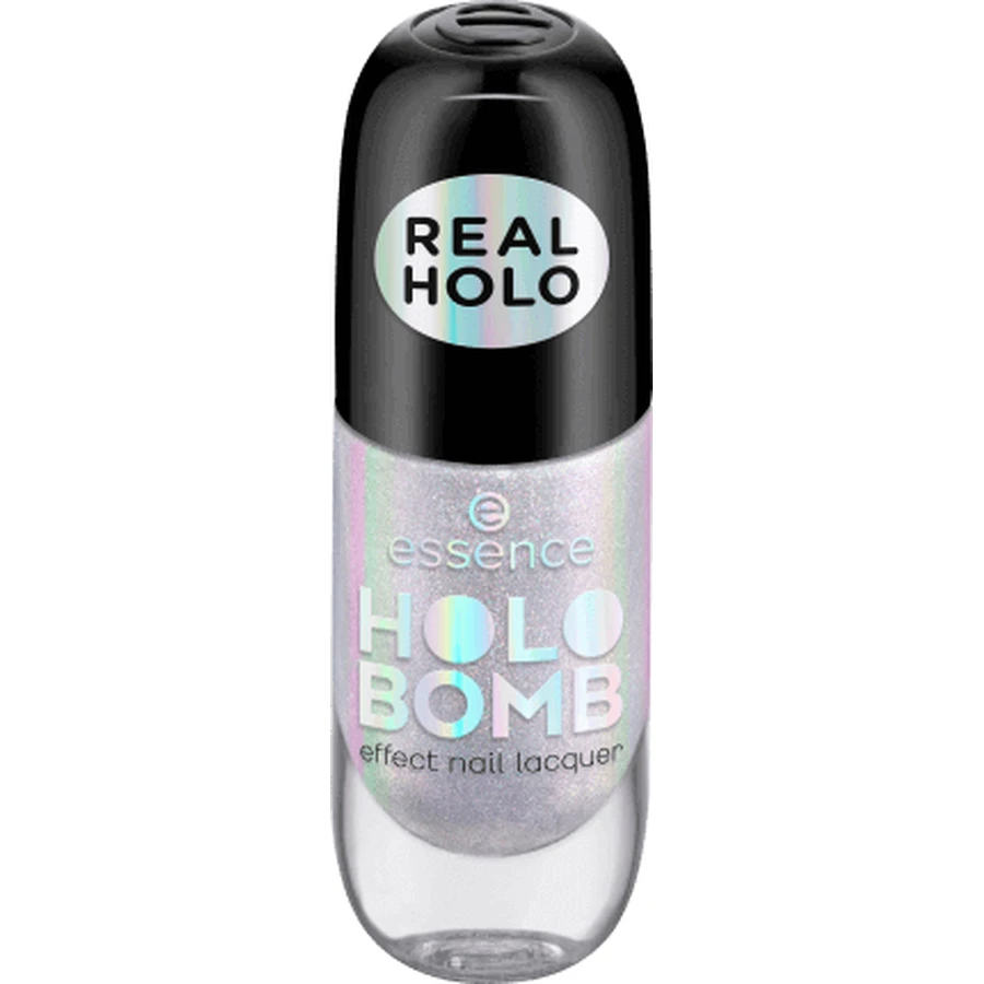 Essence Holo Bomb Лак для нігтів 01 Ridin'Holo, 8 мл: ціни та характеристики