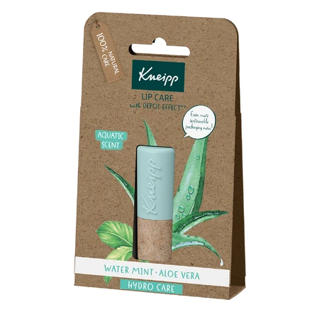 Kneipp Hydro Care, бальзам для губ, алое та міта, 4,7 г: ціни та характеристики
