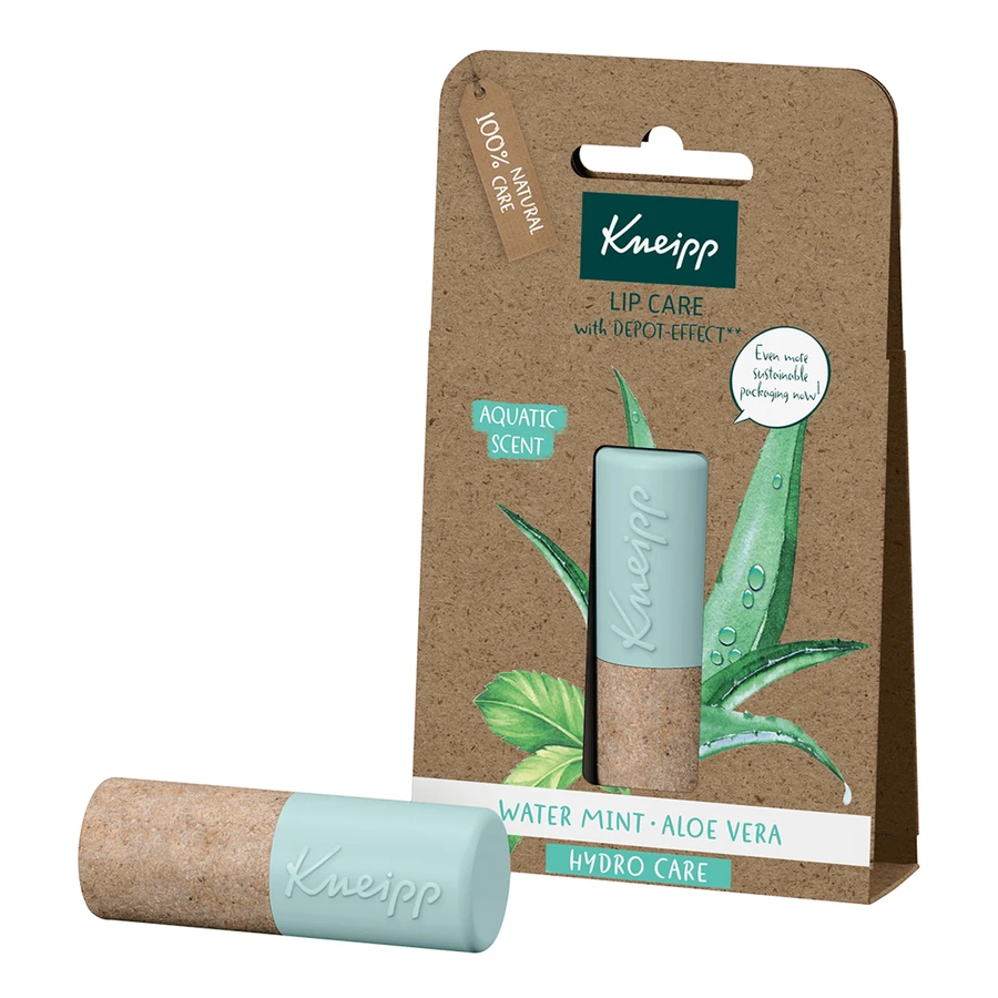 Kneipp Hydro Care, бальзам для губ, алое та міта, 4,7 г: ціни та характеристики