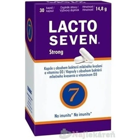 Vitabalans LACTOSEVEN Strong 1×30 cps: ціни та характеристики