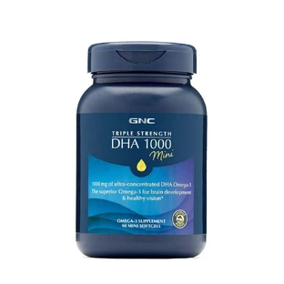 Triple Strength DHA 1000 Mini (735522), 90 міні-капсул, GNC