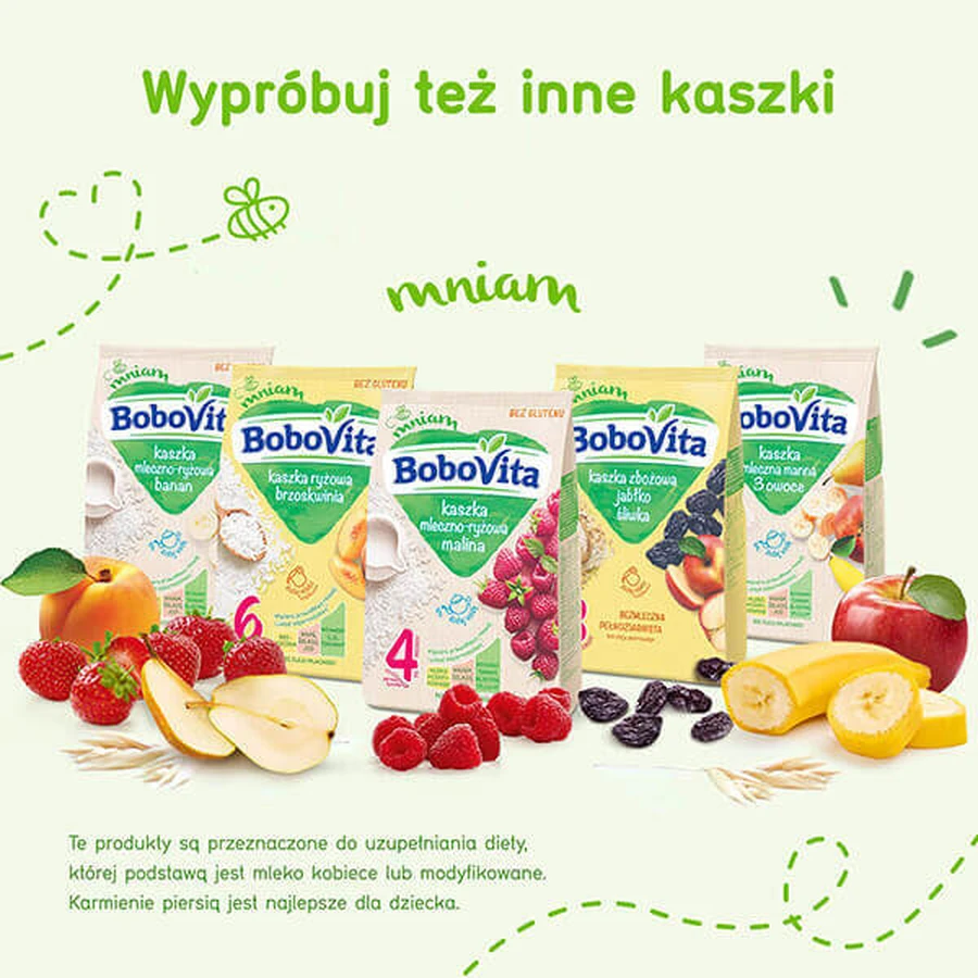 BoboVita Молочно-злакова каша, вівсяна, після 8 місяців, 230 г: ціни та характеристики