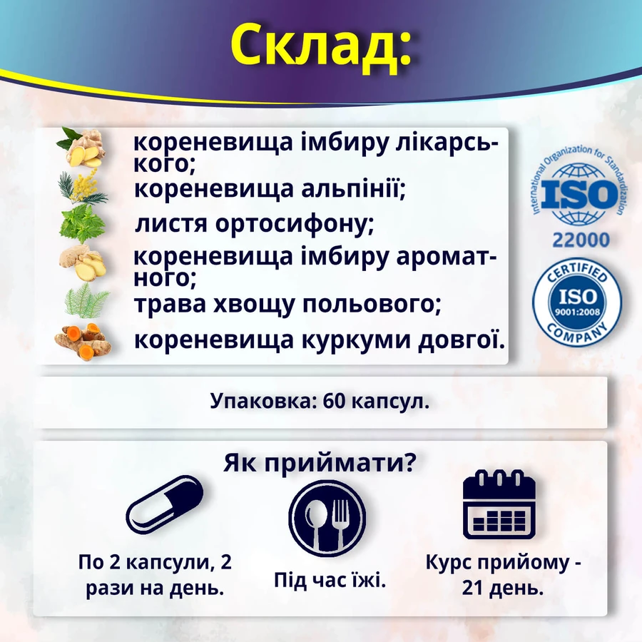Урисан капс. №60 подагра, артроз, артрит, почки: цены и характеристики