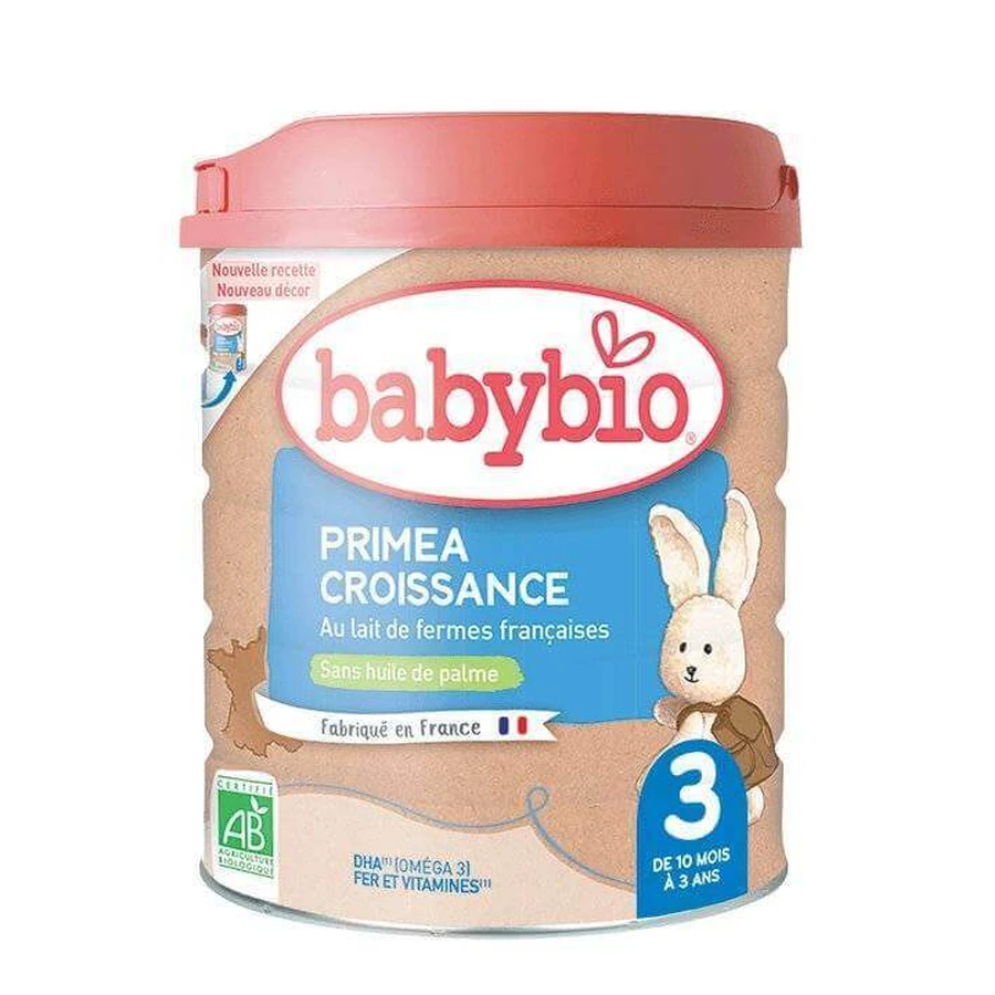 BABYBIO PRIMEA 3 Croissance органическое грудное молоко (800 г) 1×800 г: цены и характеристики