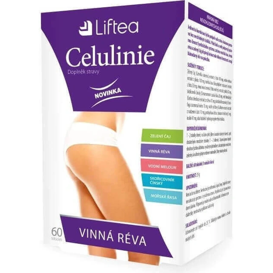 LIFTEA CELULINIE 1×60 cps, пищевая добавка: цены и характеристики