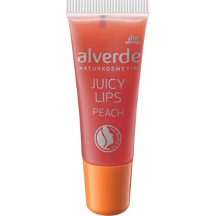 Alverde Naturkosmetik Сочный блеск для губ персиковый, 8 мл