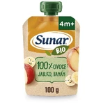 Sunar Organic фруктовые капсулы яблоко, банан 4м+ 100 г: цены и характеристики