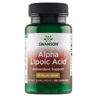 Swanson Alpha Lipoic Acid, Альфа-липоевая кислота 50 мг, 120 капсул