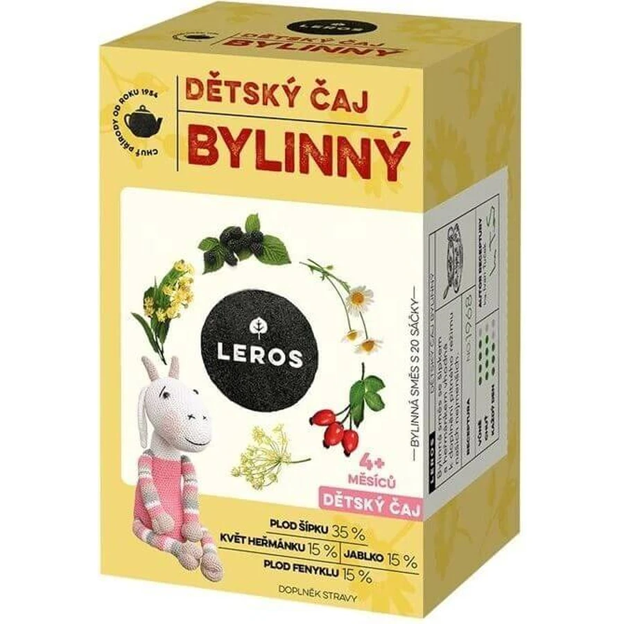 LEROS CHILDREN'S HERBAL AJ 20×1,8 г, детский травяной адж: цены и характеристики