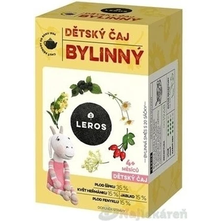 LEROS CHILDREN'S HERBAL AJ 20×1,8 г, детский травяной адж: цены и характеристики