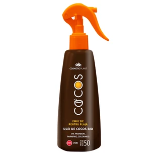 Пляжная эмульсия SPF 50 с кокосовым маслом, 200 мл, Косметический завод