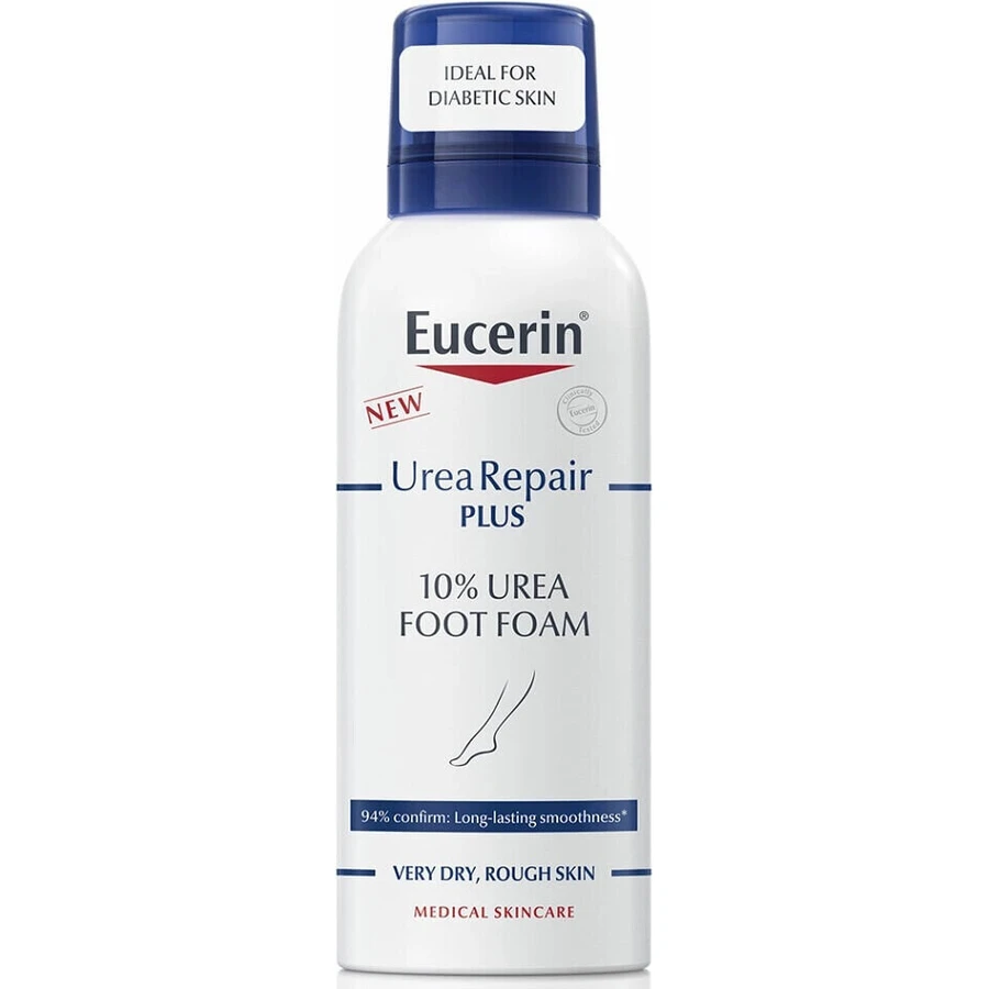 Eucerin UreaRepair Foot Foam 10% мочевина, 150 мл 1×150 мл, пена для ног: цены и характеристики
