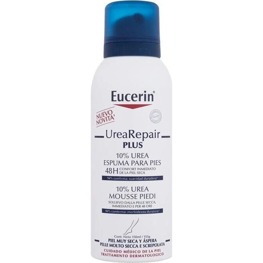 Eucerin UreaRepair Foot Foam 10% мочевина, 150 мл 1×150 мл, пена для ног: цены и характеристики