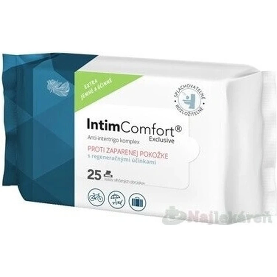 INTIMComfort Влажные салфетки мультипак 1×25 шт, влажные салфетки: цены и характеристики