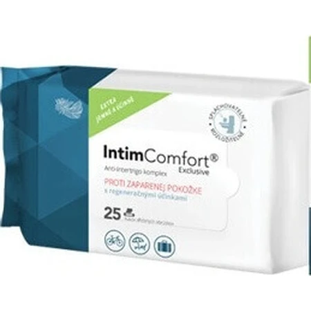 INTIMComfort Влажные салфетки мультипак 1×25 шт, влажные салфетки: цены и характеристики